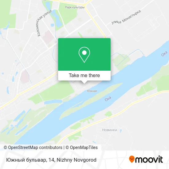 Южный бульвар, 14 map