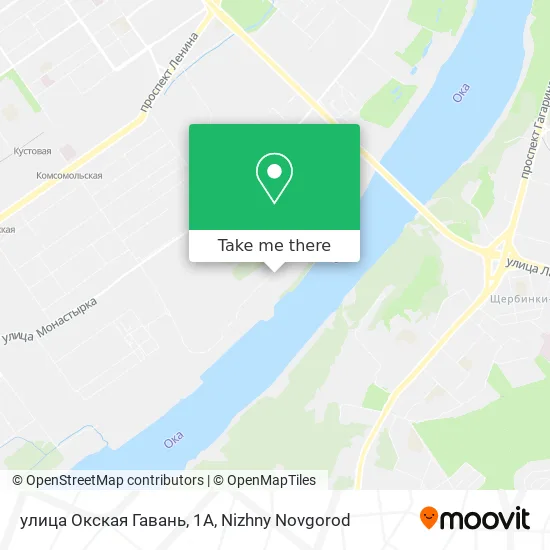 улица Окская Гавань, 1А map