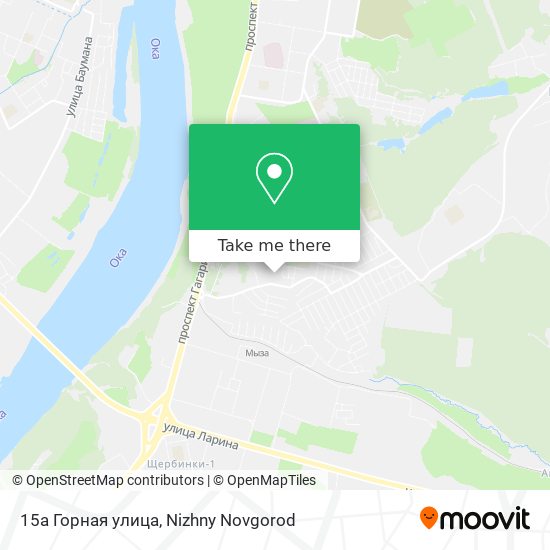 15а Горная улица map