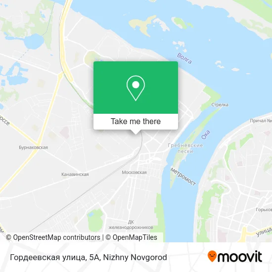 Гордеевская улица, 5А map
