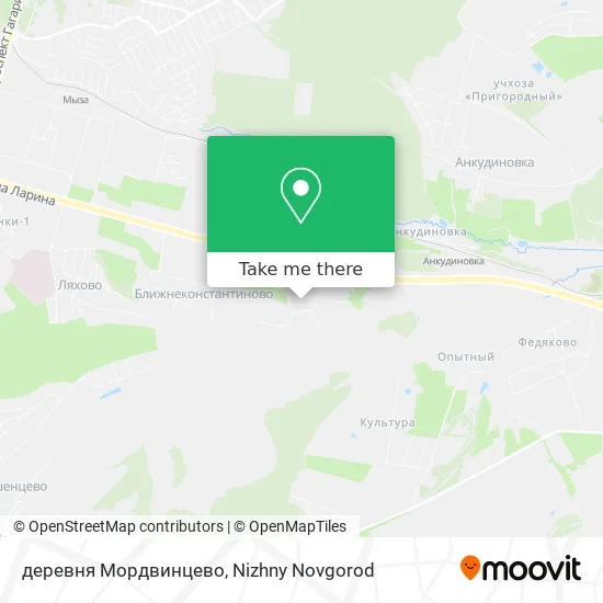 деревня Мордвинцево map