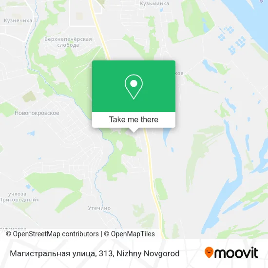 Магистральная улица, 313 map