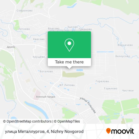 улица Металлургов, 4 map