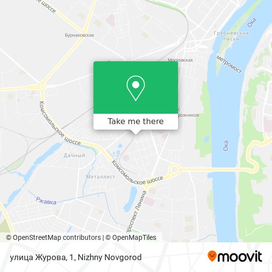улица Журова, 1 map