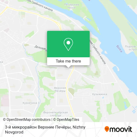 3-й микрорайон Верхние Печёры map
