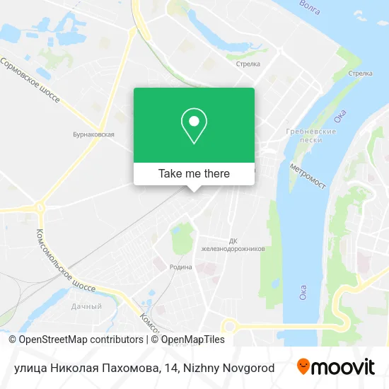 улица Николая Пахомова, 14 map