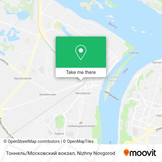 Тоннель/Московский вокзал map