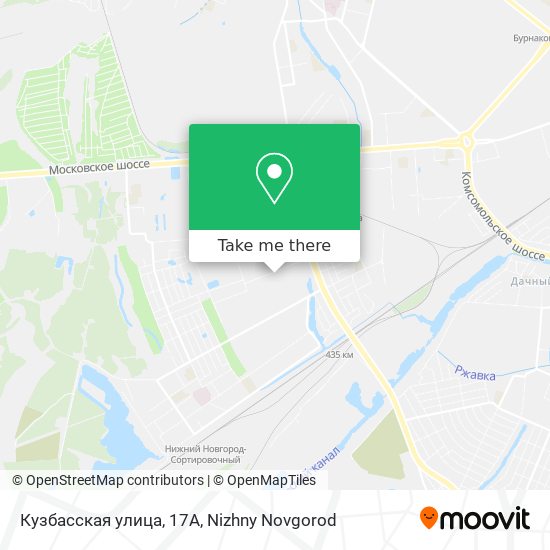 Кузбасская улица, 17А map