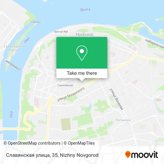 Славянская улица, 35 map