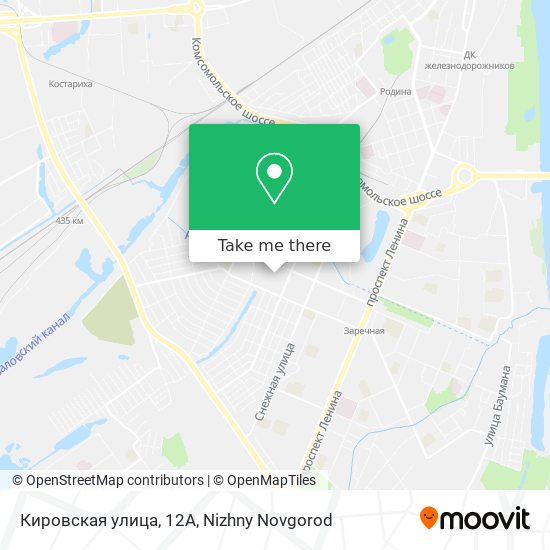 Кировская улица, 12А map