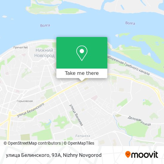 улица Белинского, 93А map