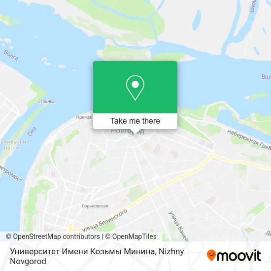 Университет Имени Козьмы Минина map