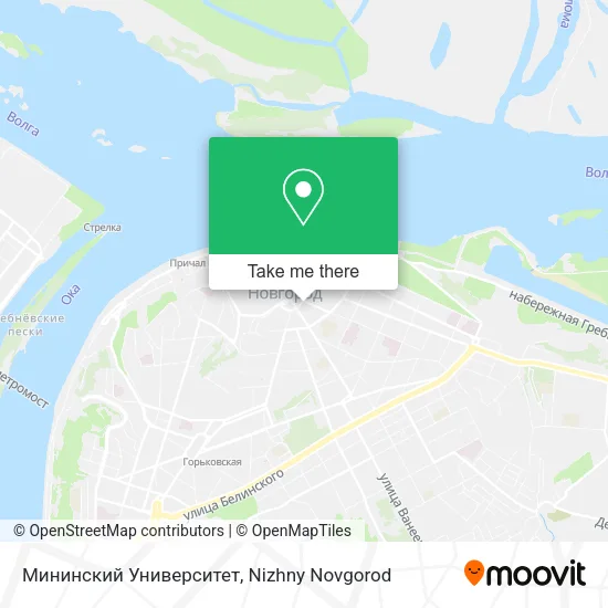 Мининский Университет map