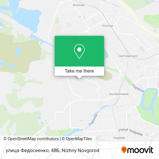 улица Федосеенко, 48Б map