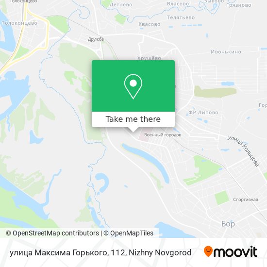 улица Максима Горького, 112 map