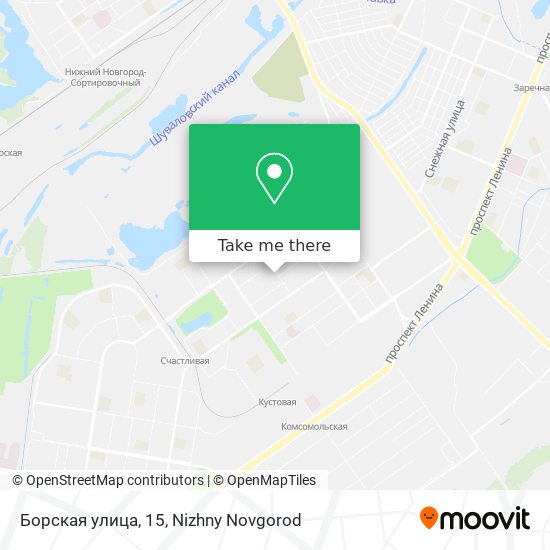 Борская улица, 15 map
