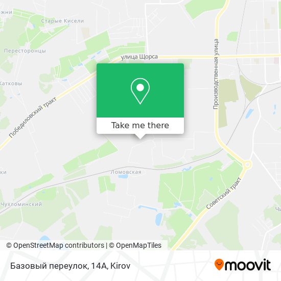 Базовый переулок, 14А map