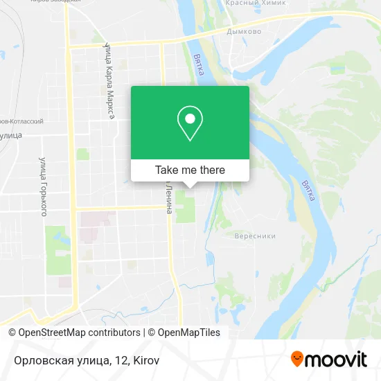 Орловская улица, 12 map
