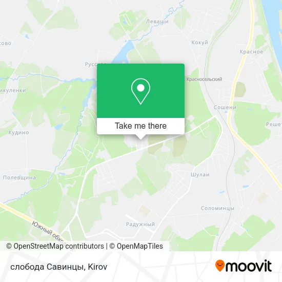 слобода Савинцы map