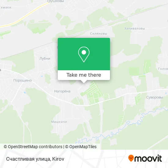Счастливая улица map