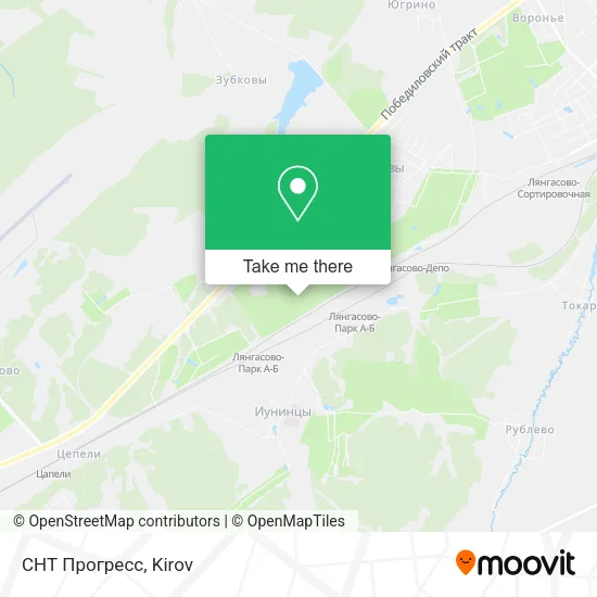 СНТ Прогресс map