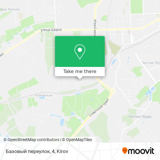 Базовый переулок, 4 map