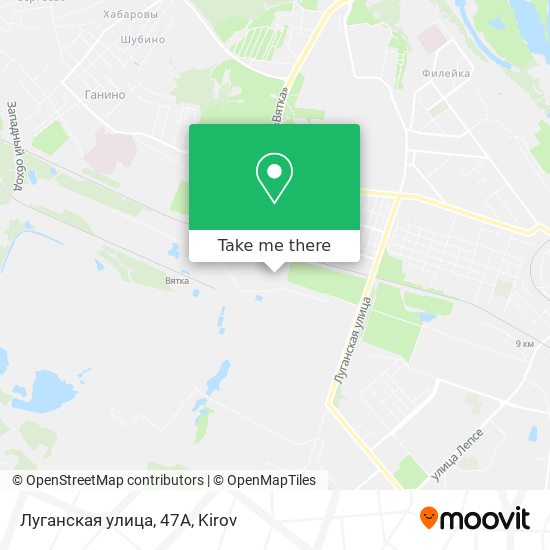 Луганская улица, 47А map