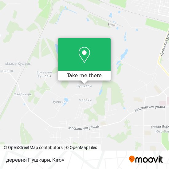 деревня Пушкари map