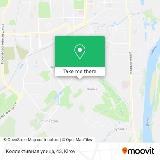 Коллективная улица, 43 map