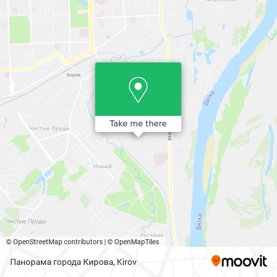 Панорама города Кирова map