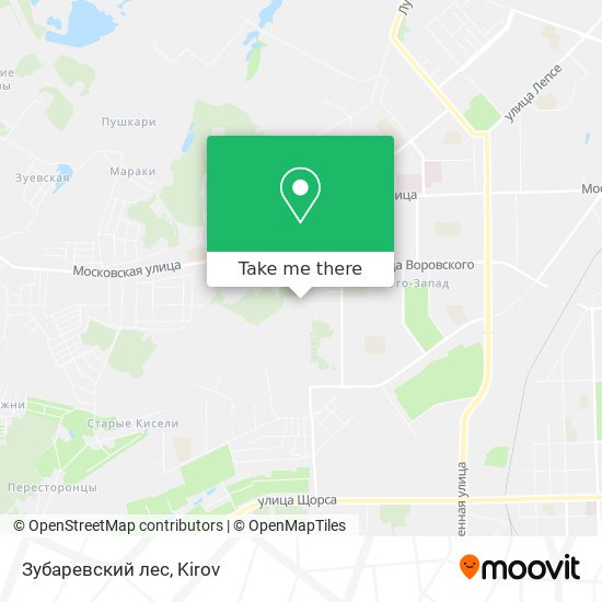 Зубаревский лес map