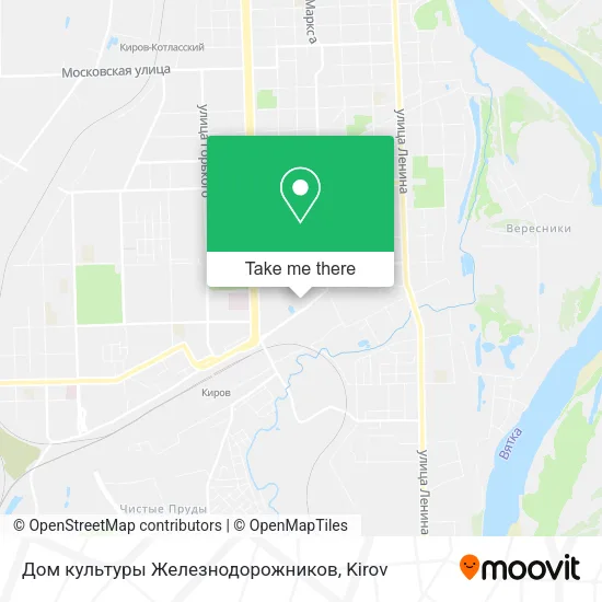 Дом культуры Железнодорожников map