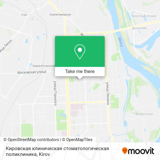 Кировская клиническая стоматологическая поликлиника map