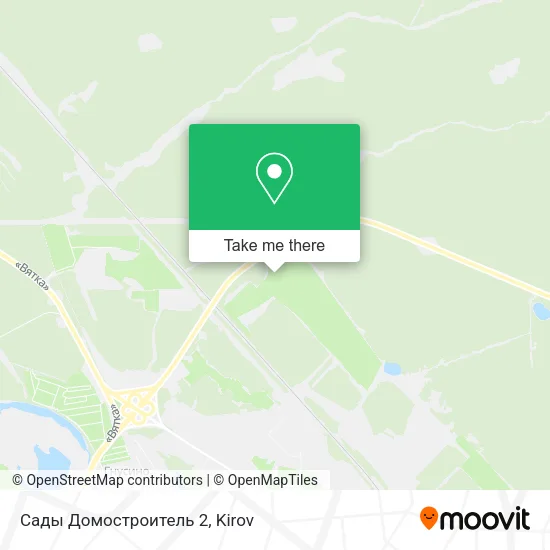 Сады Домостроитель 2 map