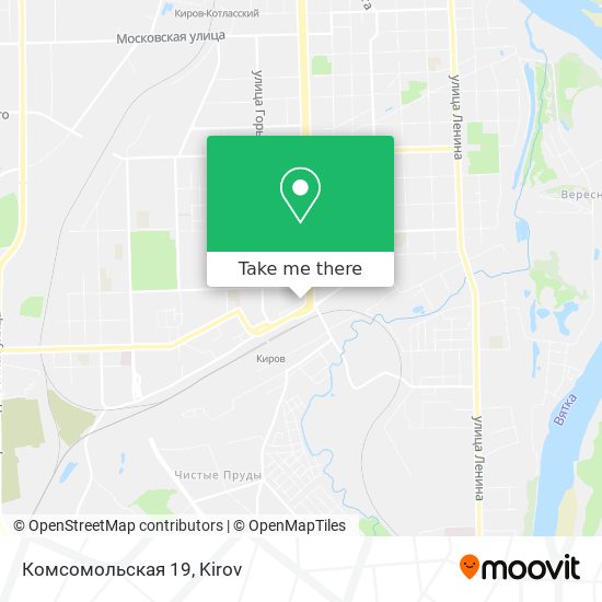 Комсомольская 19 map