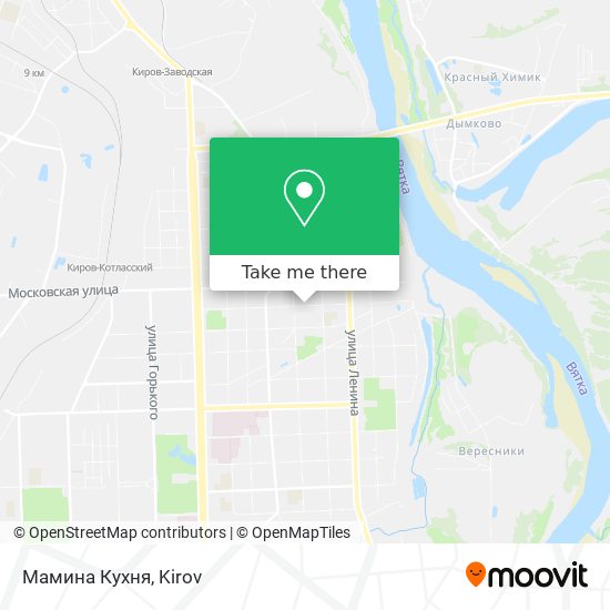 Мамина Кухня map