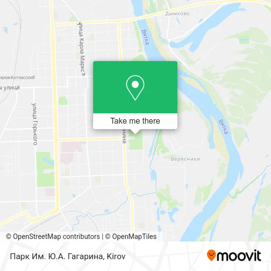 Парк Им. Ю.А. Гагарина map