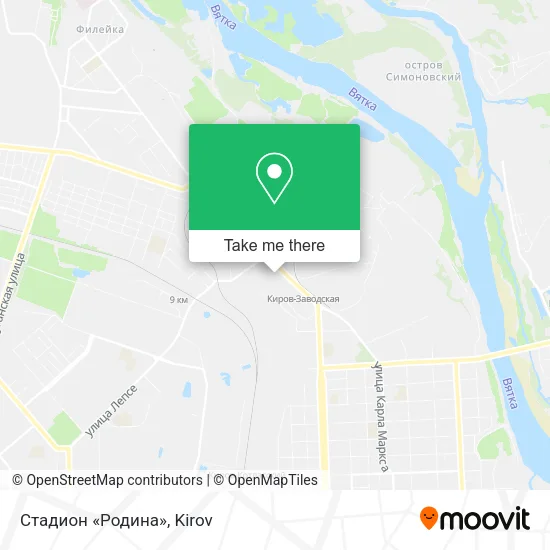 Стадион «Родина» map