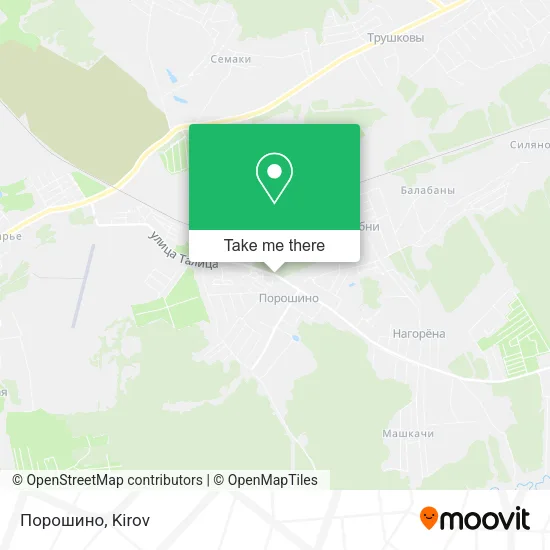 Порошино map