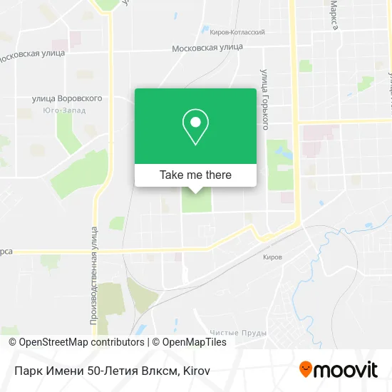 Парк Имени 50-Летия Влксм map