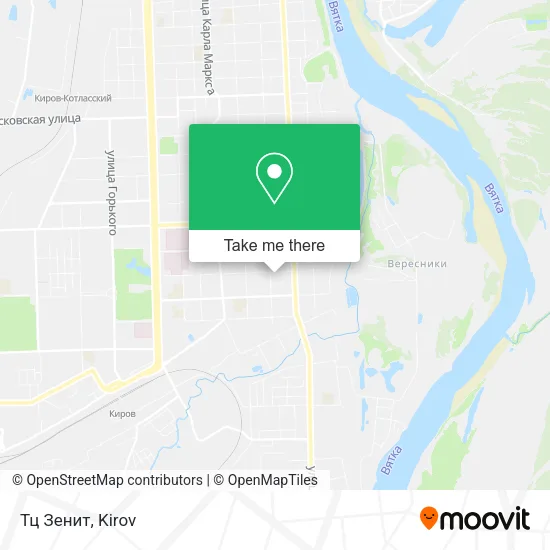 Тц Зенит map