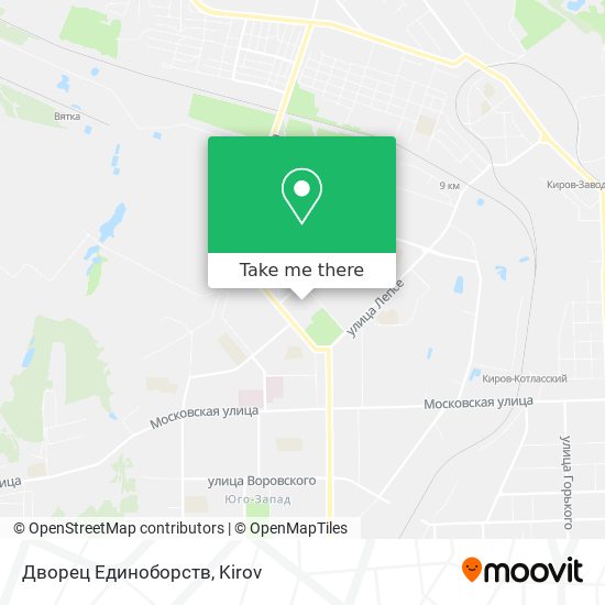 Дворец Единоборств map