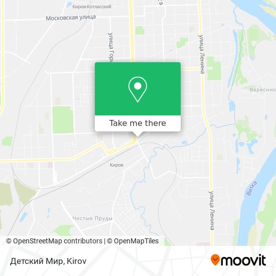 Детский Мир map