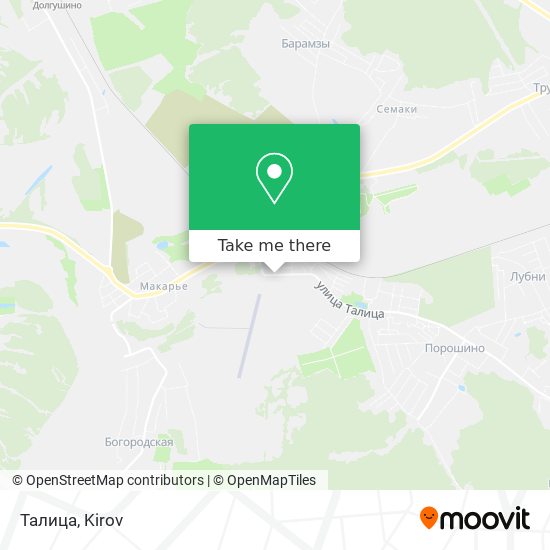 Талица map