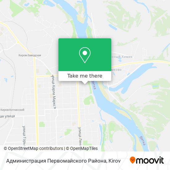 Администрация Первомайского Района map