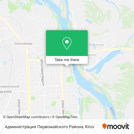Администрация Первомайского Района map