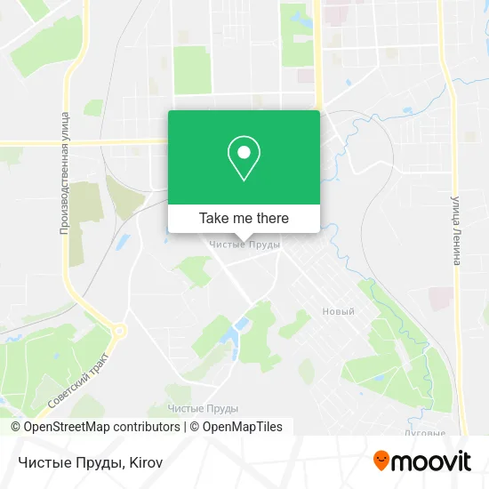 Чистые Пруды map