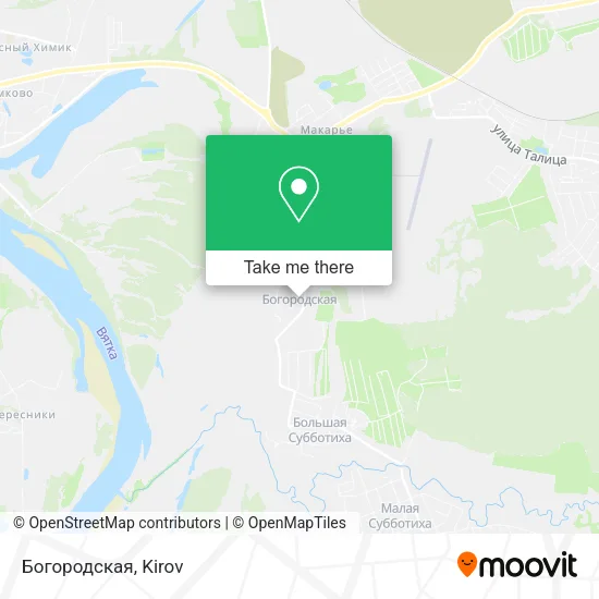 Богородская map