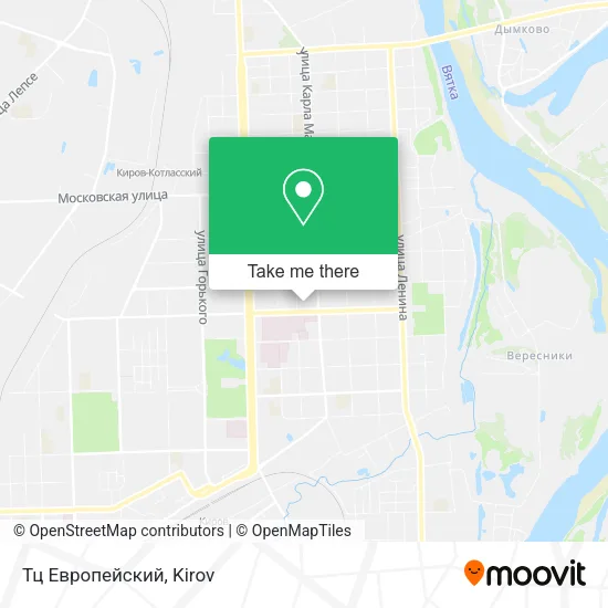 Тц Европейский map