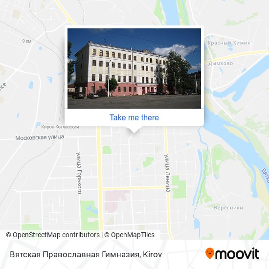 Вятская Православная Гимназия map